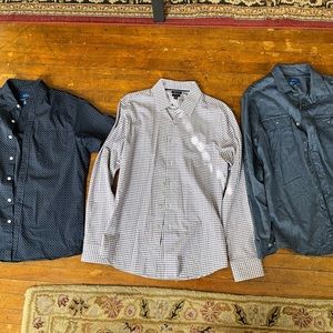 BUNDLE - 3 Apt. 9 Men’s Button Down Shirts - Medium